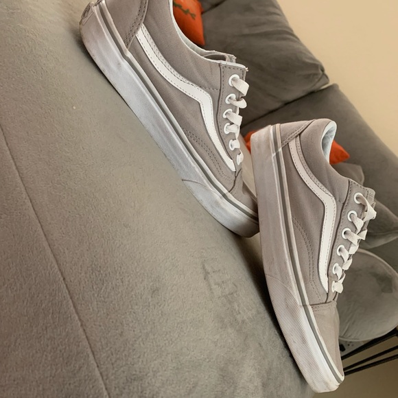 Gray Vans Size 7.5 - Picture 2 of 2